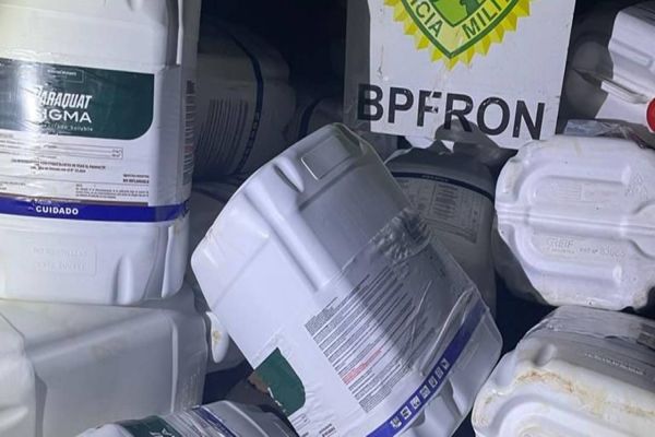 BPFRON apreende veículo carregado com agrotóxicos no sudoeste do Paraná