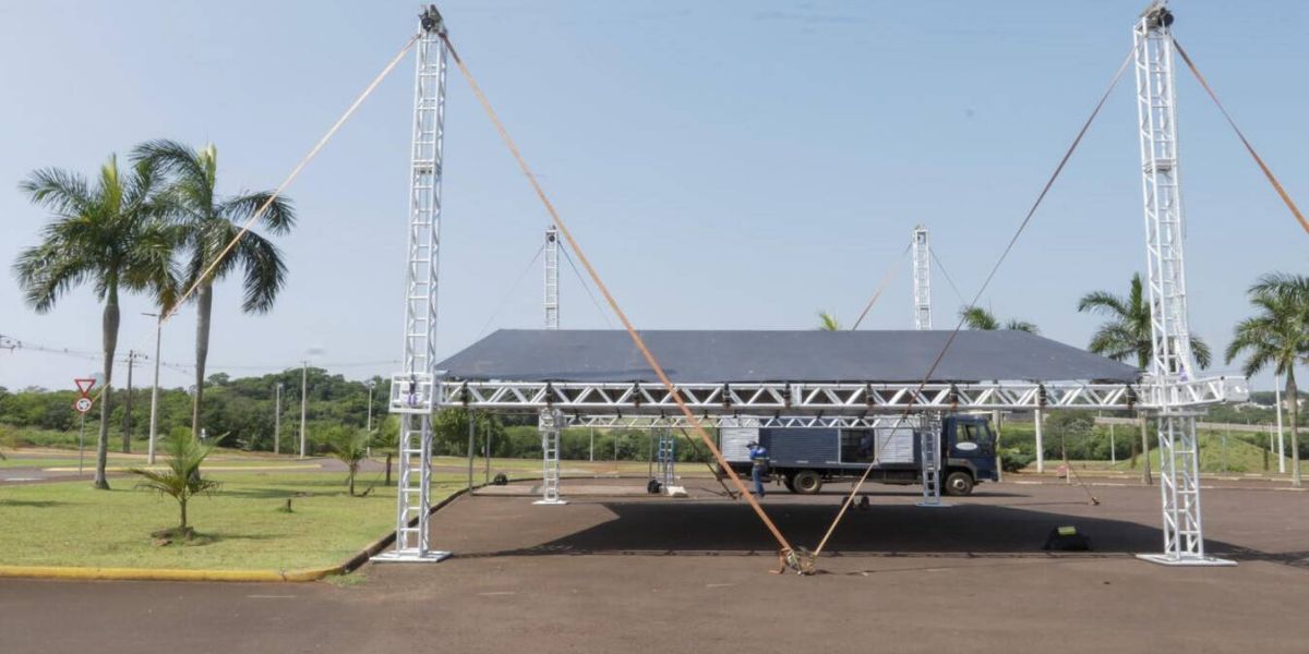 Parque do Povo já começa a viver o clima do 2º Tooledo Rock Festival