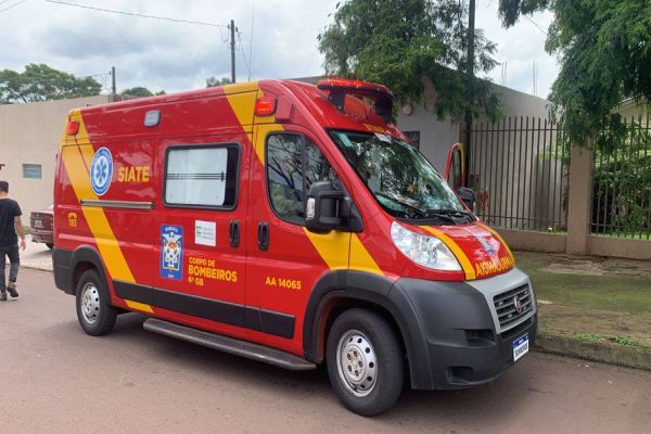 Imagem referente a notícia: Idosa morre após se afogar com comida no Jardim Alvorada em Cascavel