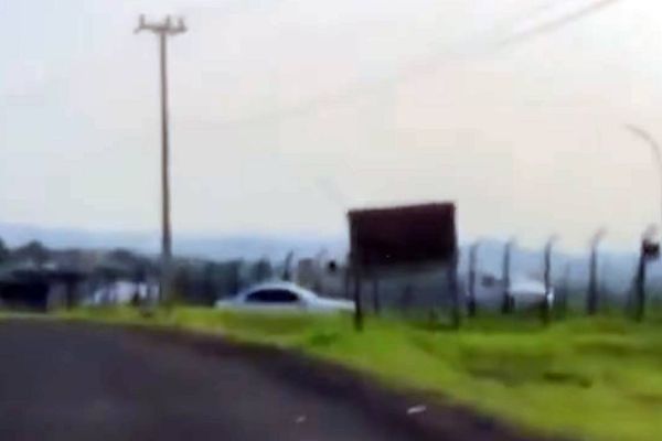 Motorista embriagado colide contra cerca da Penitenciária Federal de Catanduvas e é preso