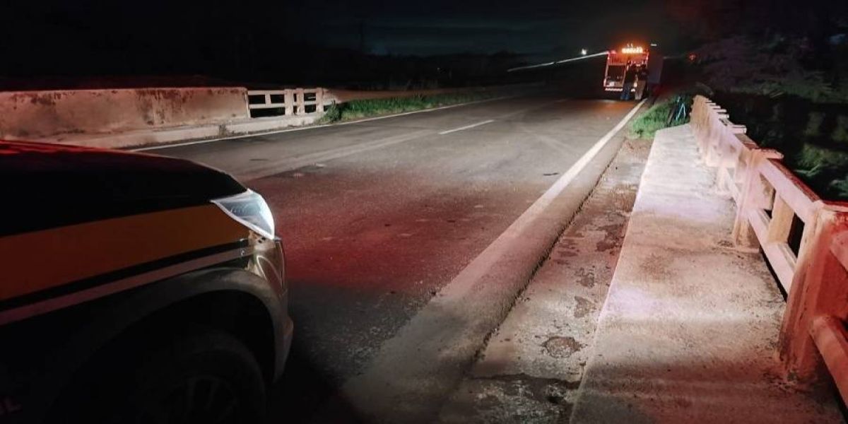 Ciclista morre atropelado por caminhão na BR-163 em Toledo