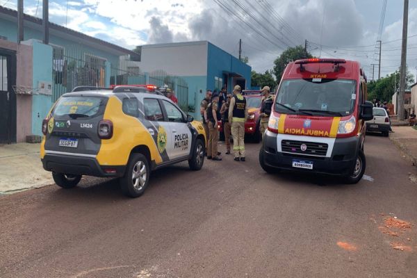 Imagem referente a notícia: Jovem fica ferido após ser baleado no Bairro Tarumã, em Cascavel