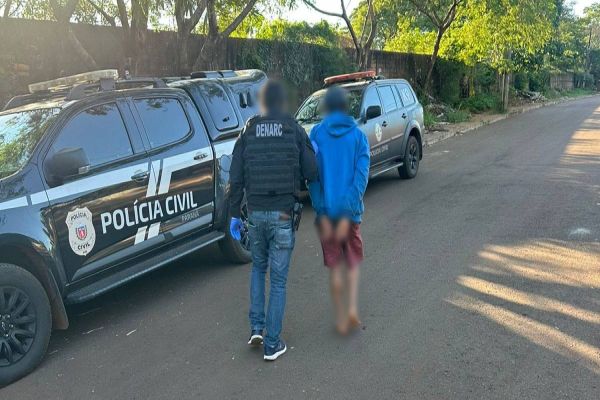 Polícia Civil detém suspeito de tráfico de drogas no Bairro São Cristóvão em Cascavel