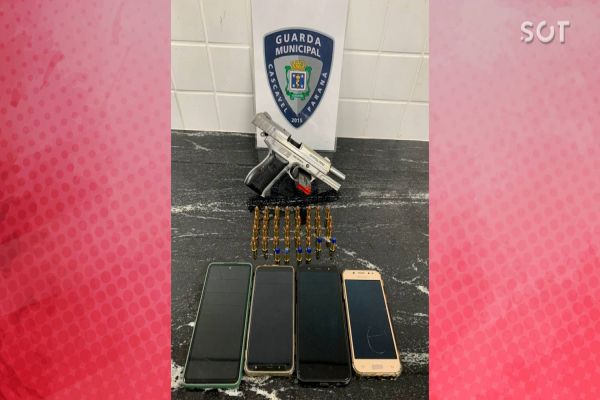 Guarda Municipal detém dois homens após disparos de arma de fogo no bairro Alto Alegre