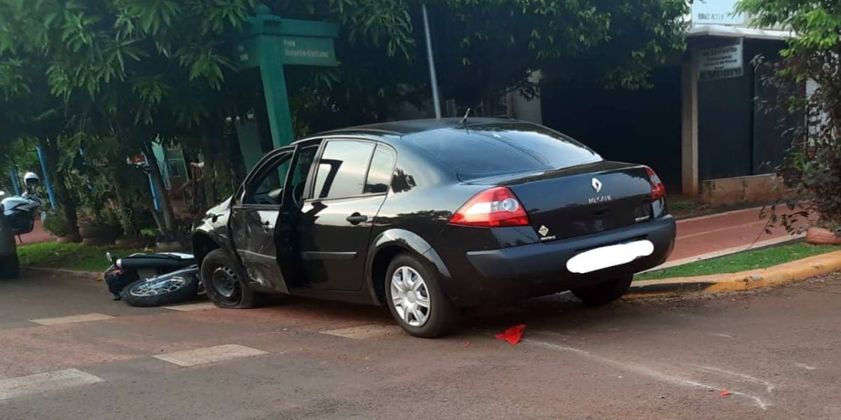 Homem de 55 anos fica em estado grave após forte colisão na PR-317 em Santa Helena