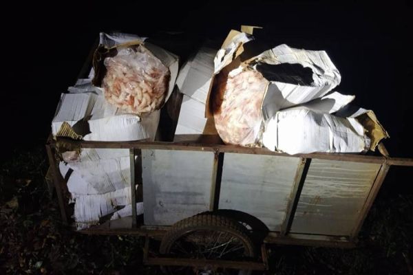 Operação Fronteira apreende 144 kgs de camarão e 75 kgs de picanha na Ponte Tancredo Neves