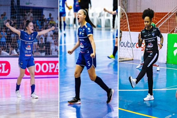 Stein Cascavel tem atletas e a preparadora física convocadas para a Seleção Brasileira de Futsal