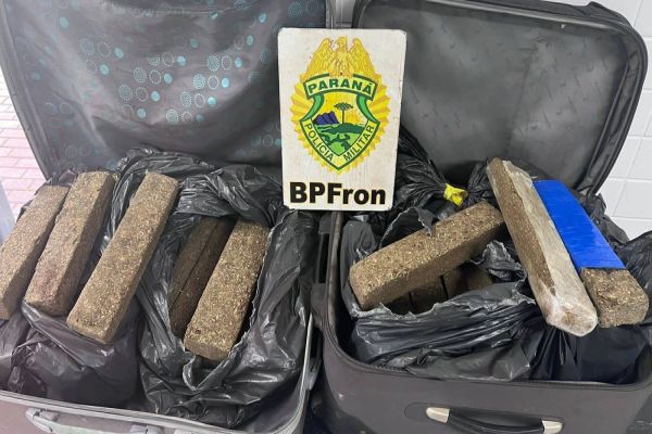 BPFRON e Polícia Federal apreendem 39,4 kg de drogas em Cascavel