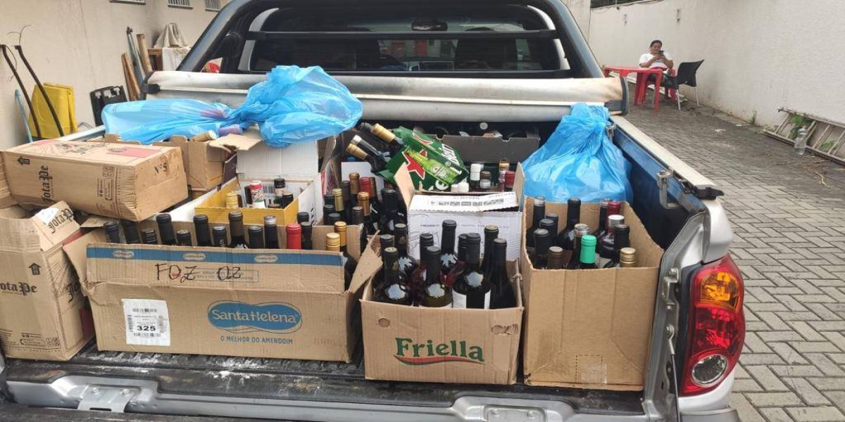 PF, Receita Federal e Mapa realizam operação contra o contrabando de bebidas na fronteira