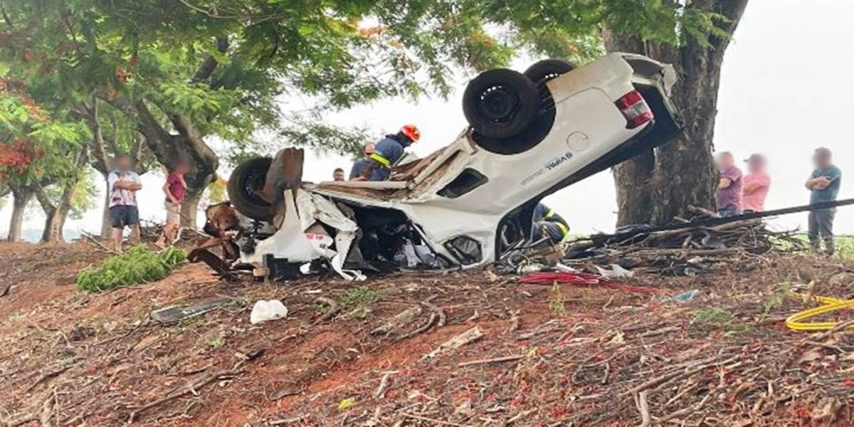 Homem tem ferimentos graves em acidente na PR-180 entre Goioerê e Quarto Centenário