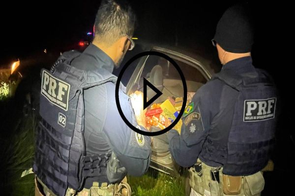 Após acompanhamento tático, PRF apreende carga de maconha em Guarapuava