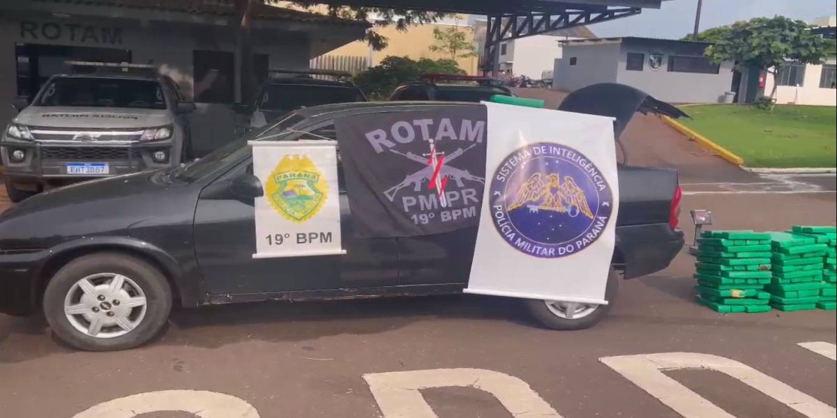 Polícia Militar apreende grande quantidade de maconha em Toledo; Avaliada e quase R$ 300 mil