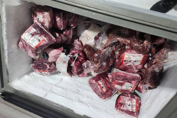Ação da PF e MAPA resulta na apreensão de 1,8 tonelada de carne