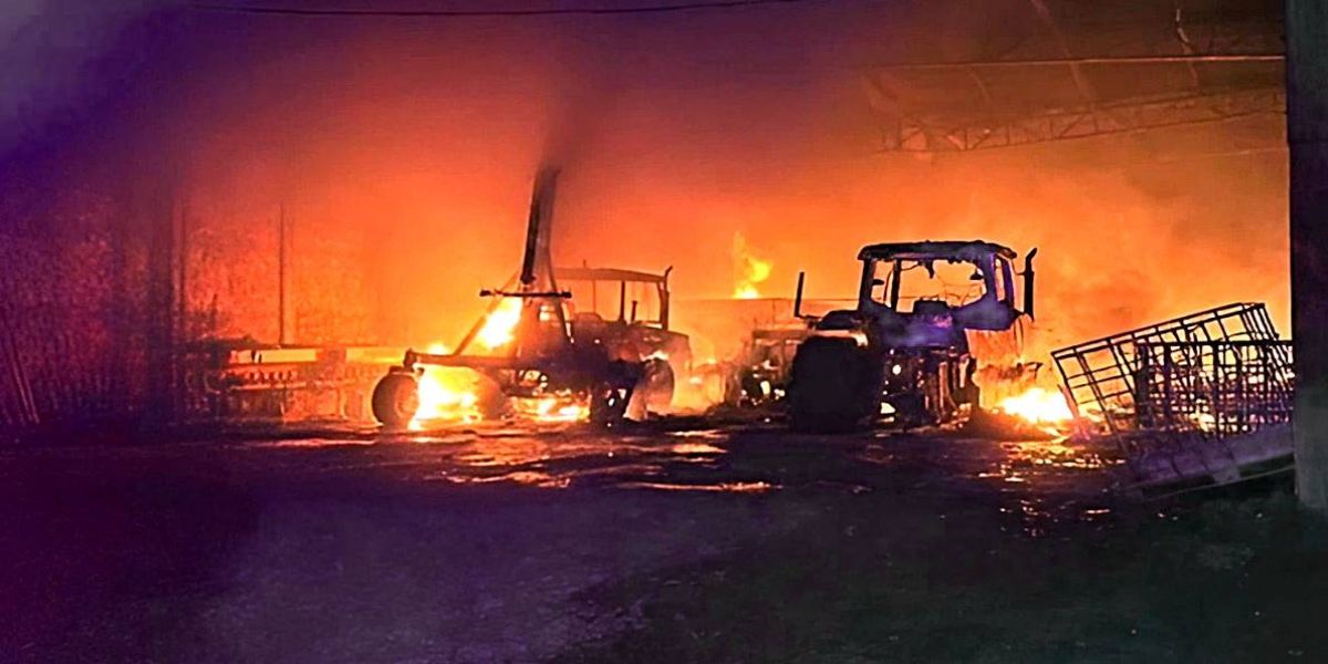 Incêndio criminoso destrói propriedade rural em Cafelândia: prejuízo estimado em 200 mil reais