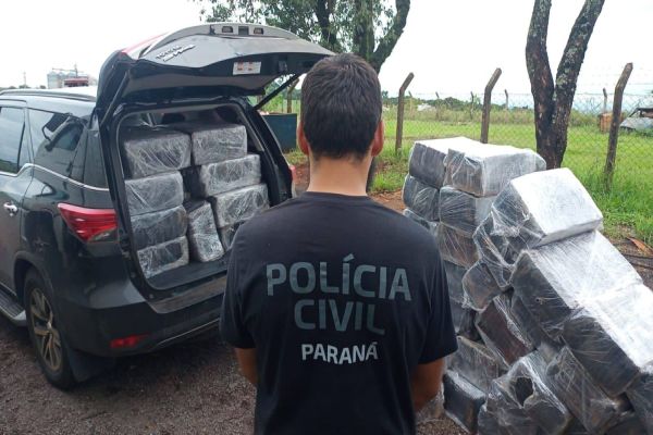 Polícia Civil apreende grande quantidade de maconha em carga de eletrodomésticos em Ubiratã