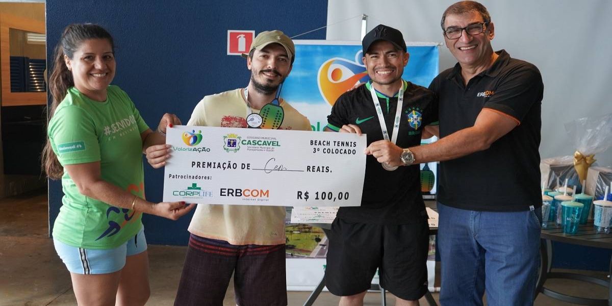 2º Torneio de Beach Tennis dos Servidores Públicos é marcado por confraternização