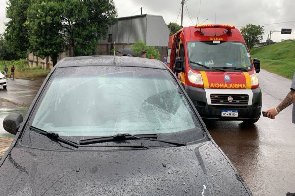 Ciclista de 63 anos fica ferido em colisão na marginal da PRC-467 em Cascavel