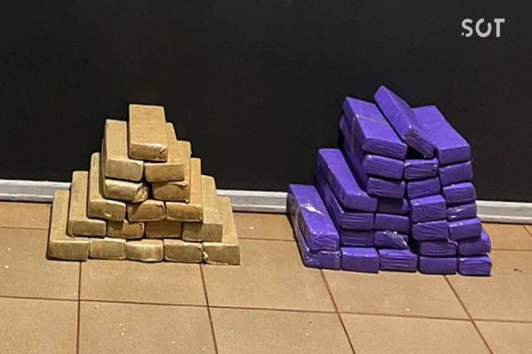 Operação Hórus: BPFRON apreende três malas recheadas de maconha em Medianeira