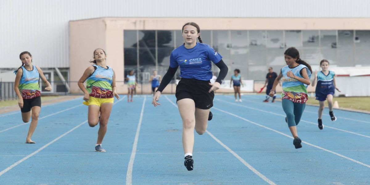Festival de Atletismo reúne 120 crianças no CNTA