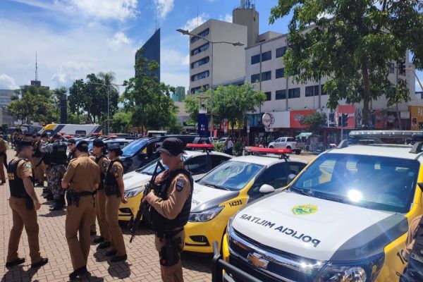 Polícia Militar reforça segurança com Operação Natal em Cascavel