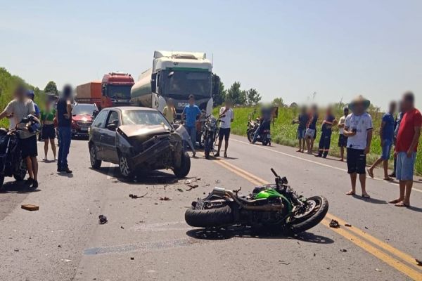 PRF atende grave acidente na BR-277 em Porto Amazonas