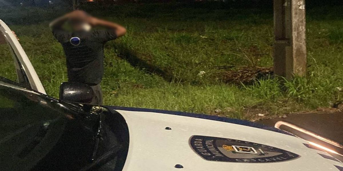 Guarda Municipal detém suspeito por violência doméstica no Bairro Cascavel Velho
