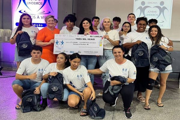 Terra Roxa conquista o segundo lugar na Gincana Jovens Lindeiros Ligados à Vida
