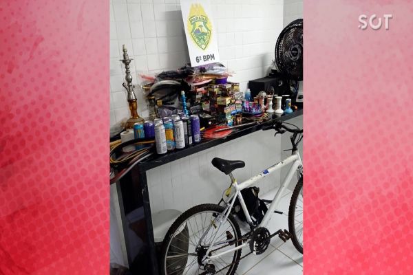 Autor de furto é detido pela PM após arrombamento em tabacaria no bairro Pacaembu