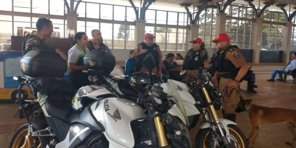 Operação no Terminal Urbano Leste resulta em apreensão de maconha e indivíduo conduzido ao TCIP