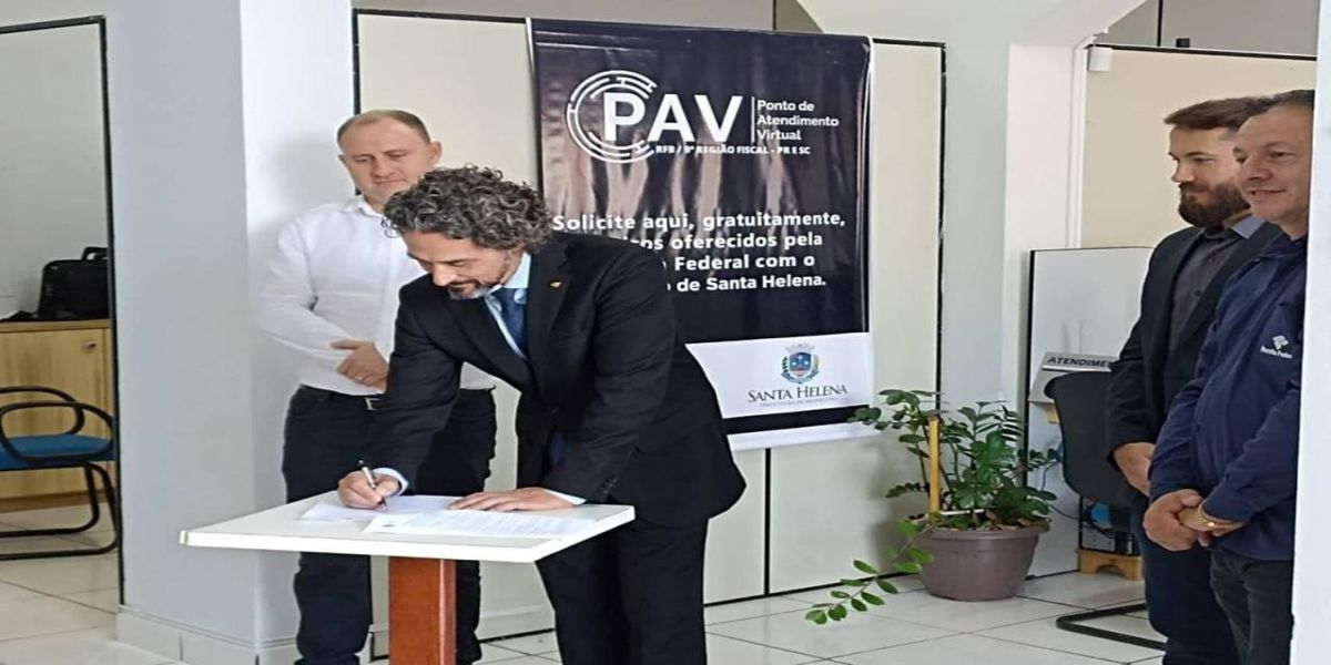 Receita Federal reforça serviços com inauguração do PAV em Santa Helena e expansão na região Oeste
