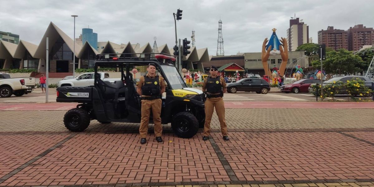 Policiamento Reforçado e UTV: Operação Natal em Cascavel garante segurança no comércio