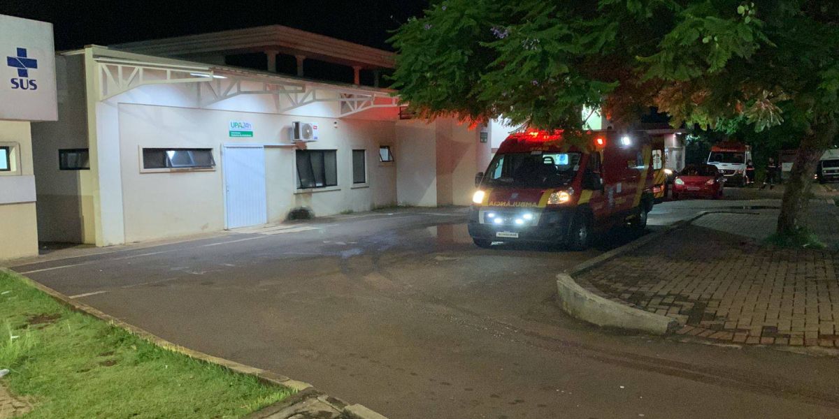 Homem baleado em lanchonete que fugiu e busca atendimento na UPA Brasília