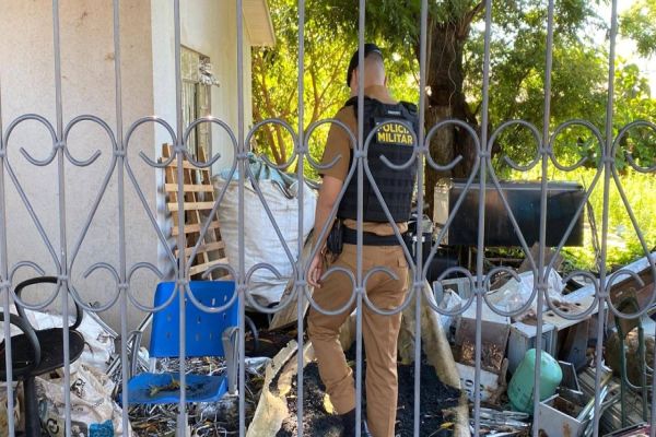 Operação Conectividade: PM e Civil de Santa Helena intensificam fiscalização em ferro velhos