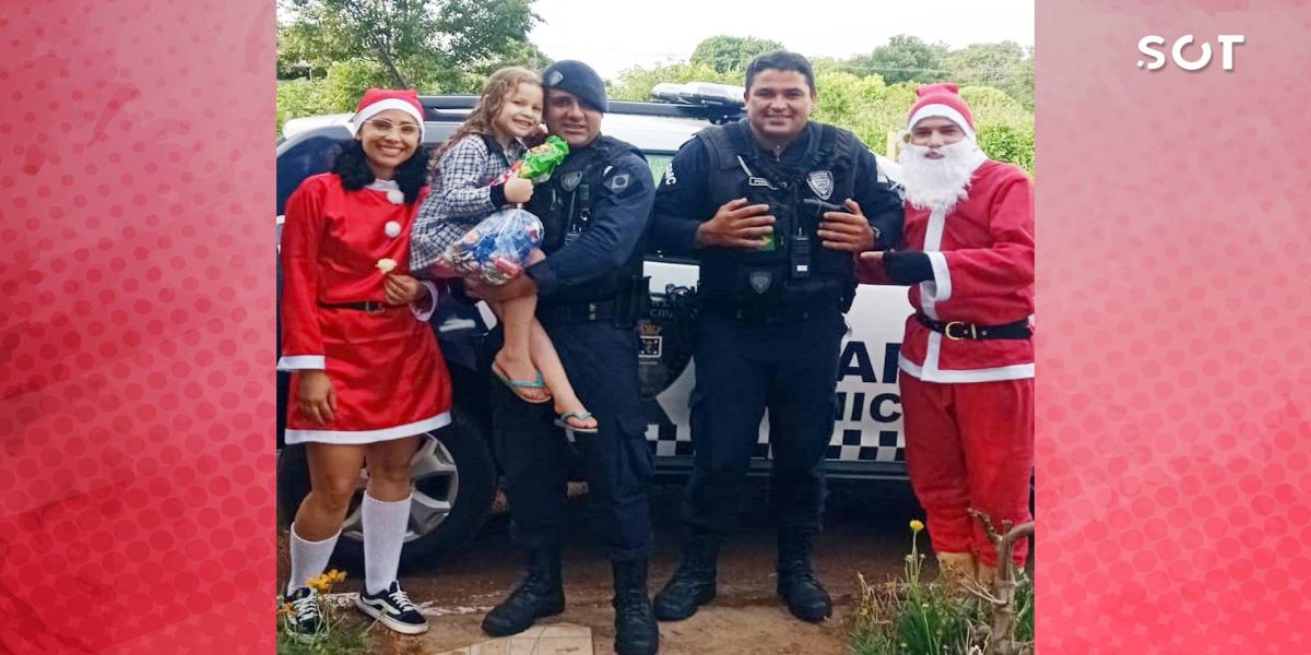 Guarda Municipal realiza surpresa encantadora para Letícia de 5 anos em Cascavel