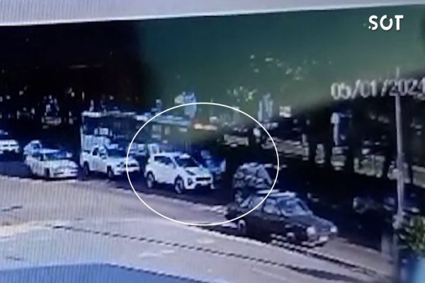 Imagens impressionantes revelam atropelamento de idosa por ônibus na Avenida Brasil em Cascavel