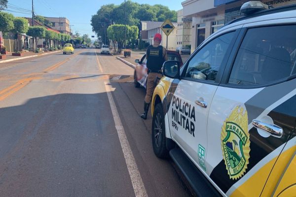 BPRv détem motorista por embriaguez ao volante e encaminha criança para o Conselho Tutelar