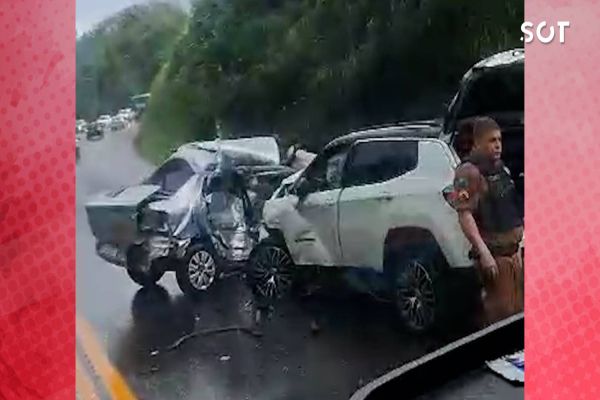 Jovem de 25 anos morre e outras três pessoas ficam feridas em grave acidente na BR-277 em Céu Azul