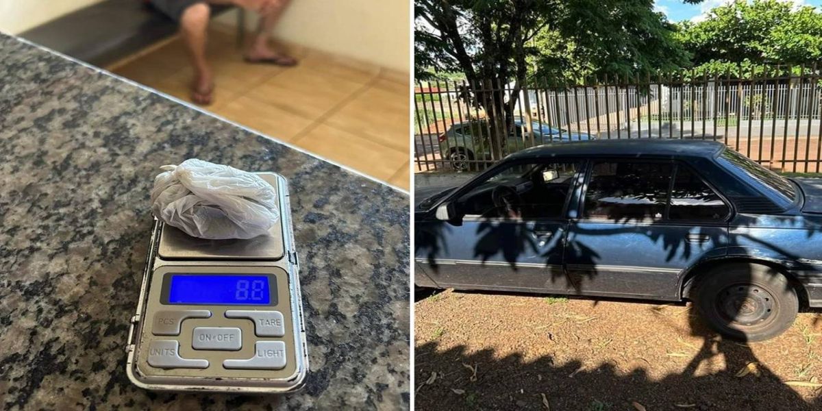 Rotam da PM apreende veículo com irregularidades e entorpecentes em Boa Vista da Aparecida