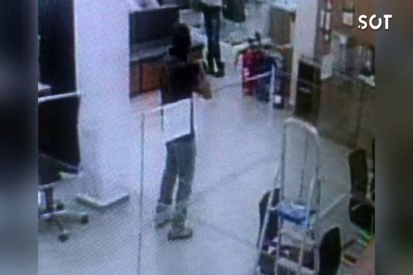 Câmeras flagram assaltante armado em Saudade do Iguaçu; Houve troca de tiros com a PM