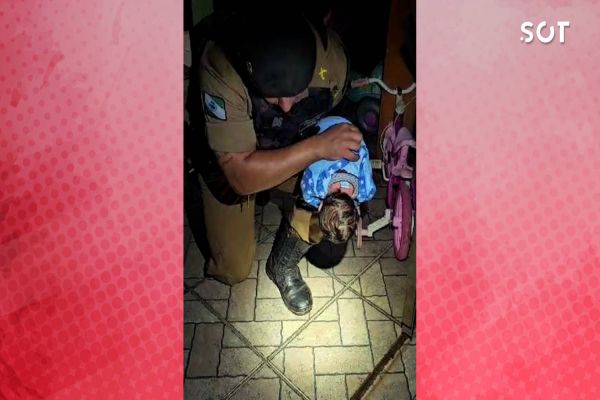 Emocionante: Bebê que se afogou com leite materno é salvo por policial militar em Cascavel
