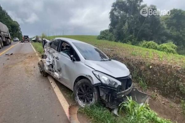 Condutor de Palio morre após grave acidente na PR-180 em Francisco Beltrão