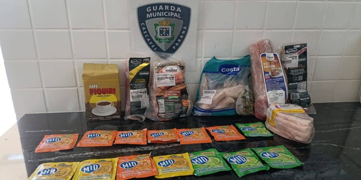 Mulher é detida pela GM após furto em supermercado no Bairro Pacaembu