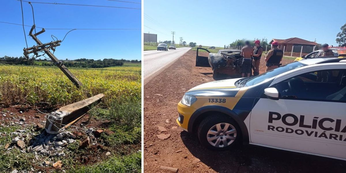 PRE efetua prisão de condutor embriagado após sinistro de trânsito em Toledo