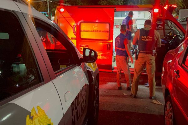 Morador de rua é esfaqueado na Avenida República Argentina em Foz do Iguaçu