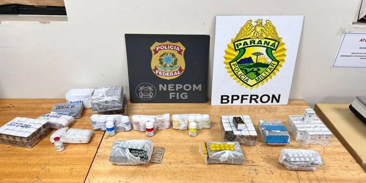 Operação conjunta da PF e PM/PR resulta na prisão de três por contrabando em Itaipulândia