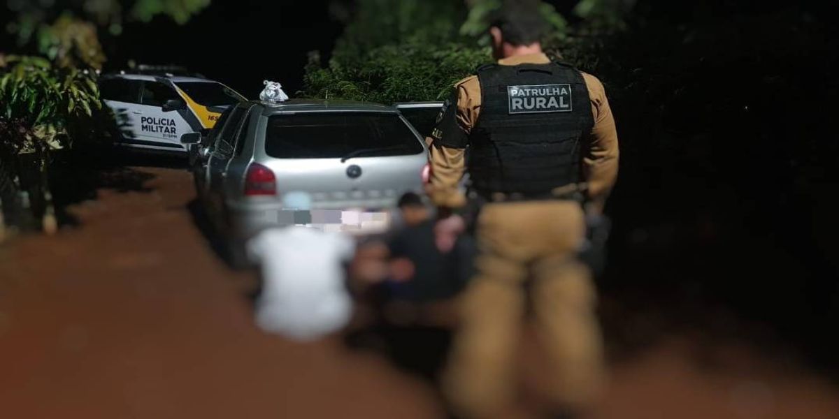 Operação da Patrulha Rural desmantela ponto de tráfico em Cafelândia