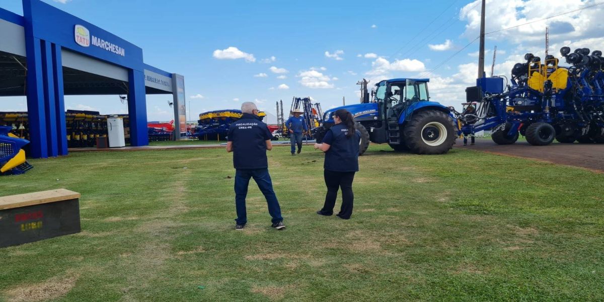 Crea-PR conclui fiscalização de estandes no Show Rural Coopavel