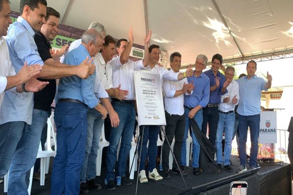 Governador Ratinho Junior inaugura duplicação da BR-277 em Cascavel