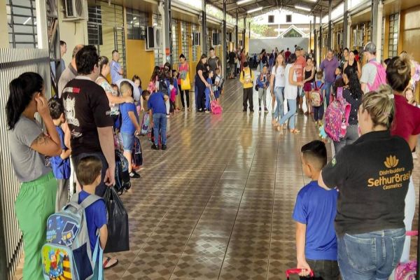 O clima de “volta às aulas” toma conta da rede municipal de ensino em Toledo