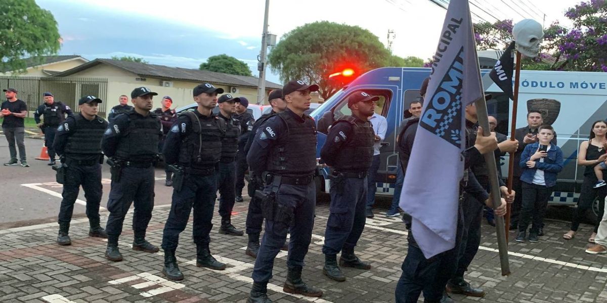 Guarda Municipal de Cascavel conclui primeira fase de treinamento da ROMU com cerimônia de formatura